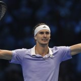 Alexander Zverev trop fort pour Alcaraz KEYSTONE/AP/Antonio Calanni